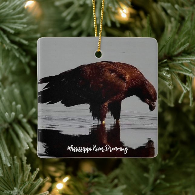 Mississippi Fluss Flyway: Flyway Dreaming Keramikornament (Baum)