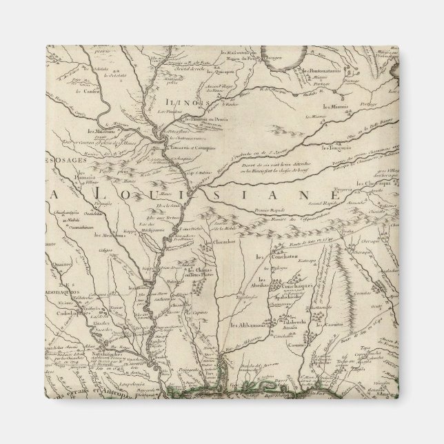 Mississippi-Fluss Magnet (Vorne)