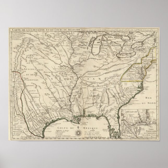 Mississippi-Fluss Poster (Vorne)