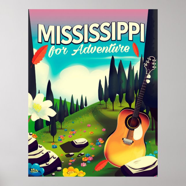 Mississippi für Abenteuer Poster (Vorne)