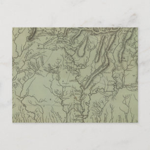 Mississippi-Gebiet Postkarte