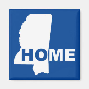 Mississippi-Heimat-Schrankmagnet fern der Heimat Magnet