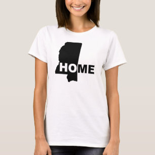 Mississippi Heimweg-von-Staat-T-Shirt Tees
