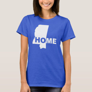 Mississippi Heimweg von State T-Shirt Tees