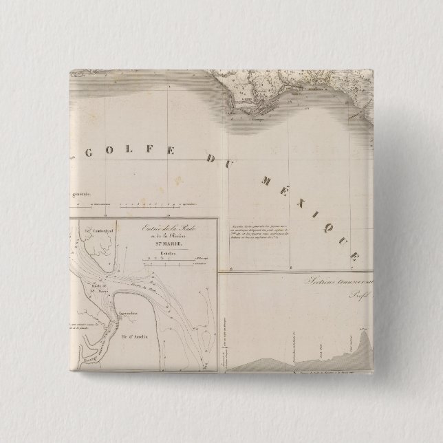 Mississippi-Kanal Button (Vorderseite)