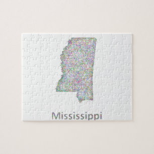 Mississippi-Karte