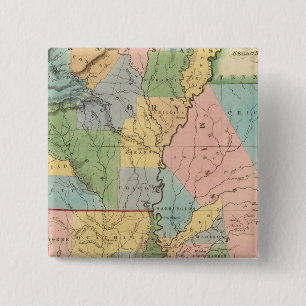 Mississippi, Louisiana, Arkansas Button