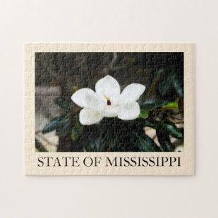 Mississippi-Magnolien-Blumenpuzzlespiel