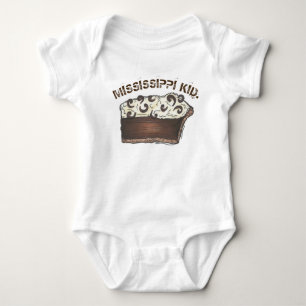 Mississippi MS Kid Chocolate Mud Pie Mudpie Slice Baby Strampler