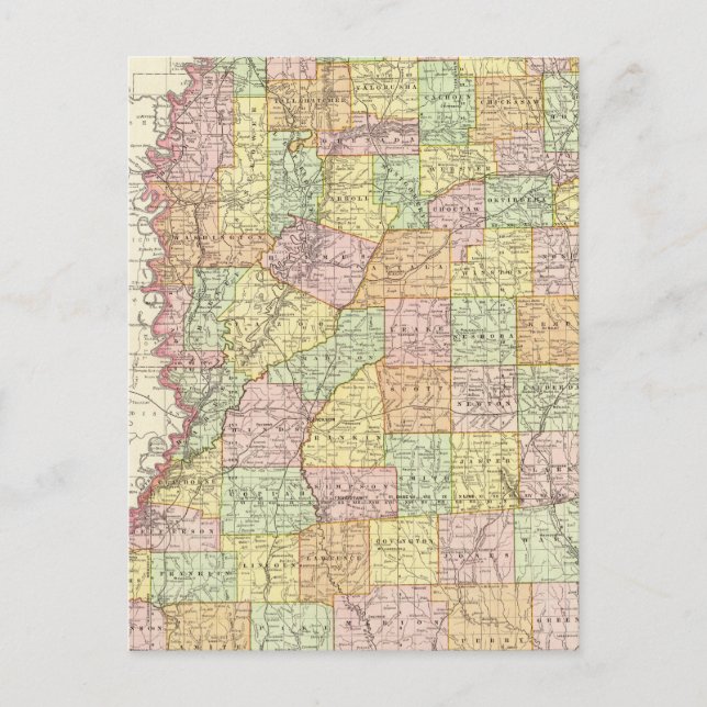 Mississippi Postkarte (Vorderseite)