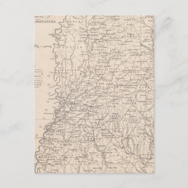 Mississippi Postkarte (Vorderseite)