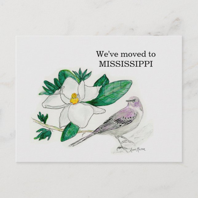 Mississippi Postkarte (Vorderseite)
