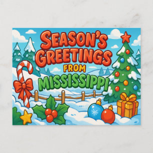 MISSISSIPPI-Postkarte Postkarte