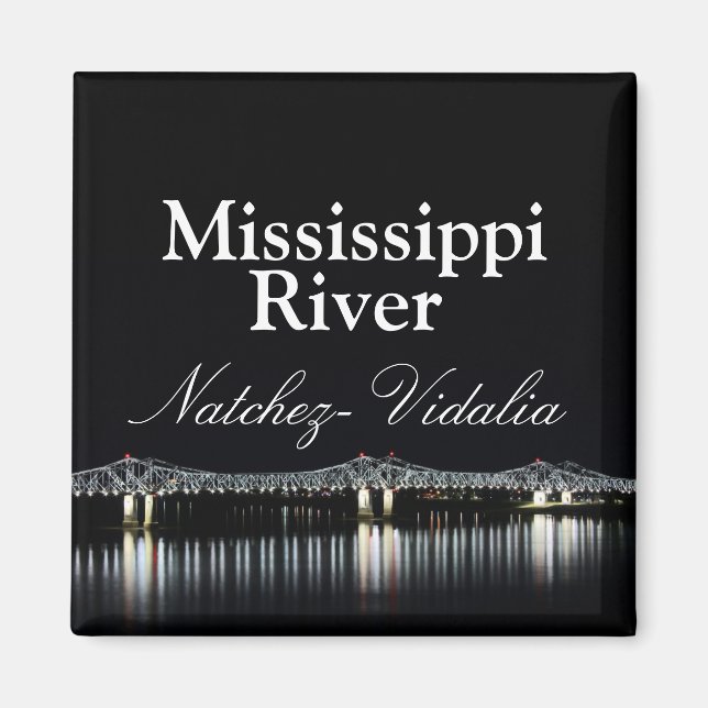 Mississippi River Bridge - Natchez Vidalia Magnet (Vorne)