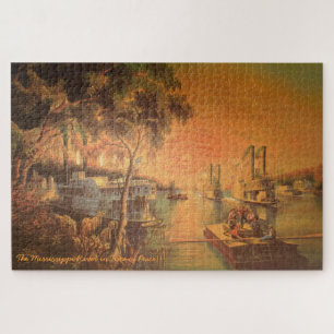 Mississippi River Großes Puzzle