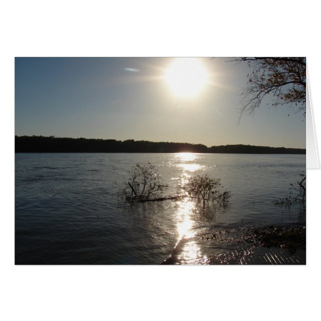 Mississippi River Sunset (Vorderseite (Horizontal))