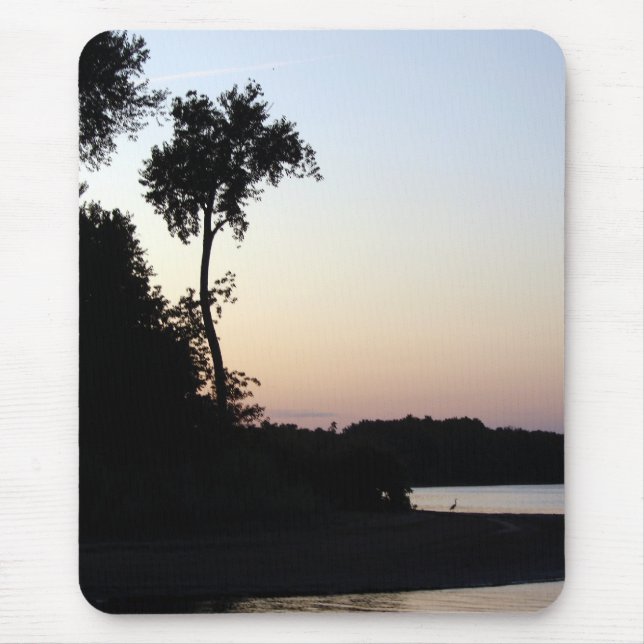 Mississippi River Sunset Mousepad (Vorne)