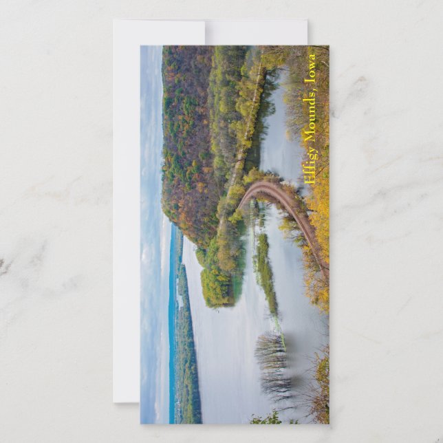 Mississippi River und Wooded Bluffs (Vorderseite)