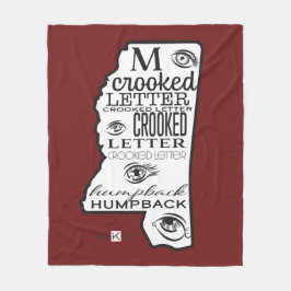 Mississippi Rot Fleecedecke