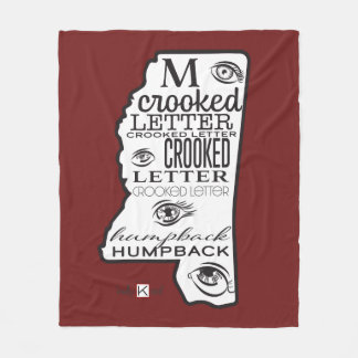 Mississippi Rot Fleecedecke