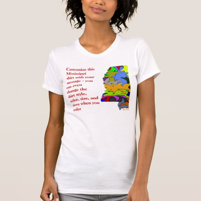 Mississippi-Shirt - Gewohnheit mit Wahl oder T-Shirt (Vorderseite)