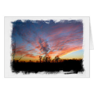 Mississippi-Sonnenuntergang-Karte