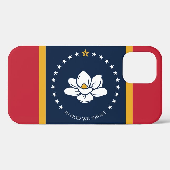 Mississippi-Staat Case-Mate iPhone Hülle (Rückseite (Horizontal))