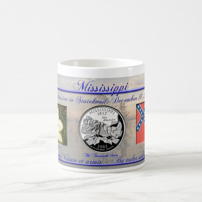 Mississippi-Staat Gedenk Kaffeetasse (Mittel)