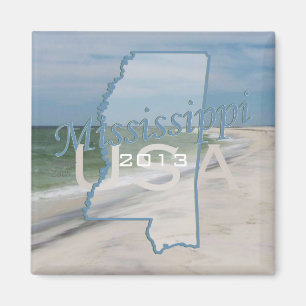 Mississippi-Staat USA-Reise-Andenken-Magnet Magnet