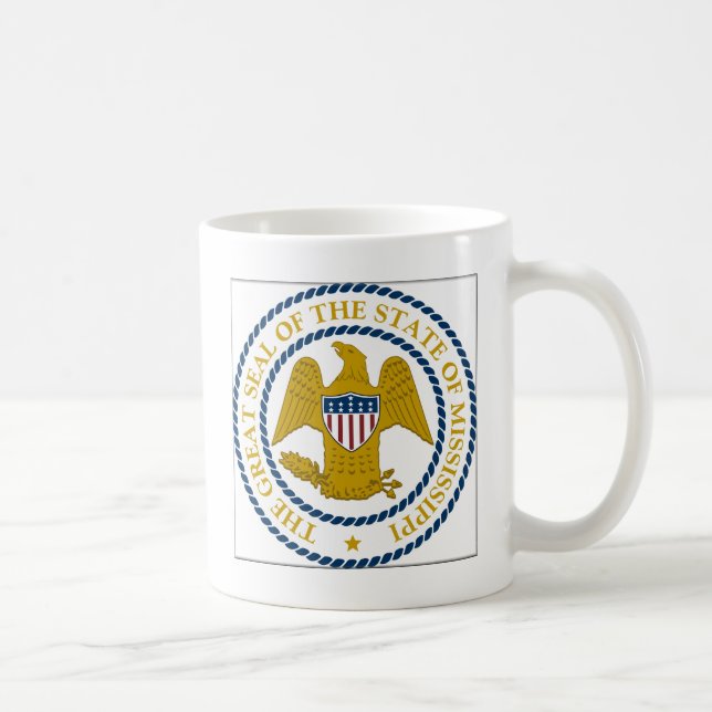 Mississippi-Staats-Siegel Kaffeetasse (Rechts)