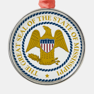 Mississippi-Staats-Siegel Ornament Aus Metall