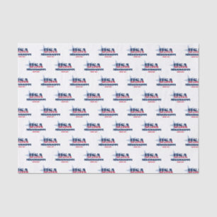 Mississippi Staatsstolz Tissue Paper Seidenpapier
