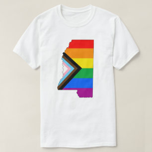 Mississippi State Stolz LGBTQ Fortschritt Stolz T-Shirt