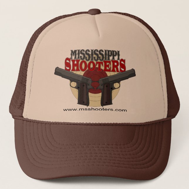Mississippi-tireur-Fernlastfahrer-Hut Truckerkappe (Vorderseite)