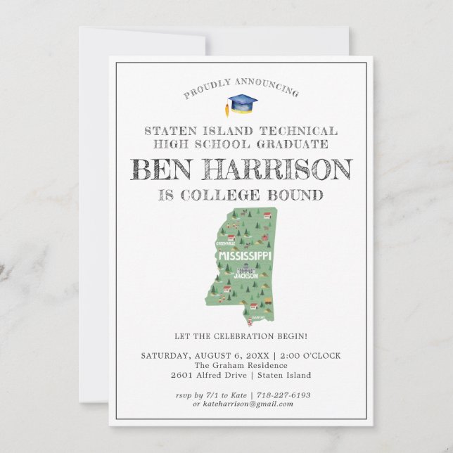 Mississippi | Uni Bound Graduation Party (Vorderseite)