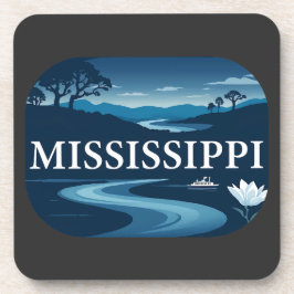 Mississippi USA Getränkeuntersetzer