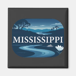 Mississippi USA Magnet