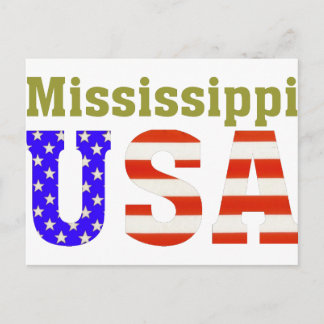Mississippi USA! Postkarte