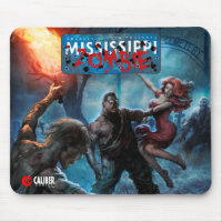 Mississippi Zombie V2 Mouse Pad Design