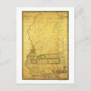 MississippiPanoramakarteMississippi Postkarte