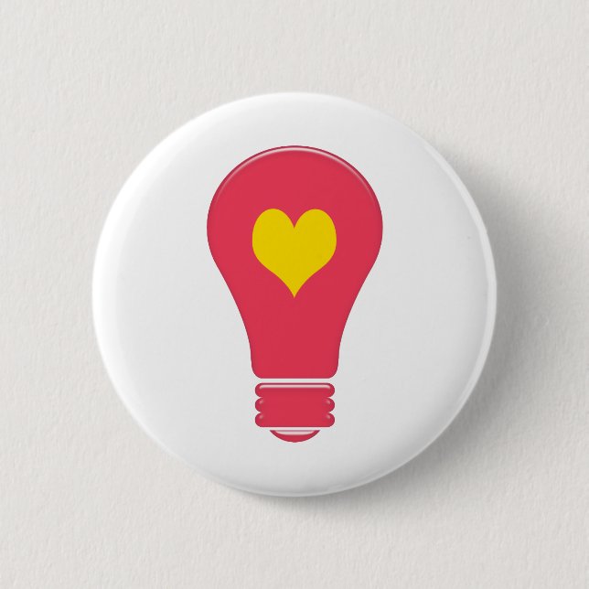 MissMissyLues Liebe-Licht-Knopf Button (Vorderseite)