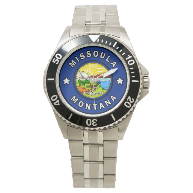 Missoula Montana Armbanduhr (Vorderseite)