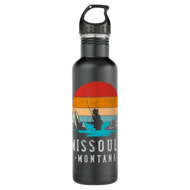 Missoula Montana Edelstahlflasche (Vorderseite)