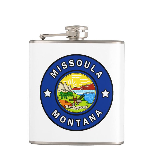 Missoula Montana Flachmann (Vorderseite)