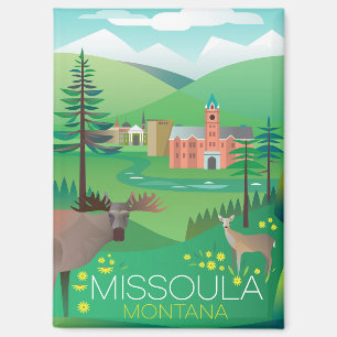 Missoula, Montana Kühlschrank Magnet