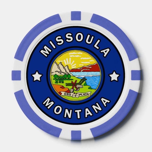 Missoula Montana Pokerchips (Vorderseite)