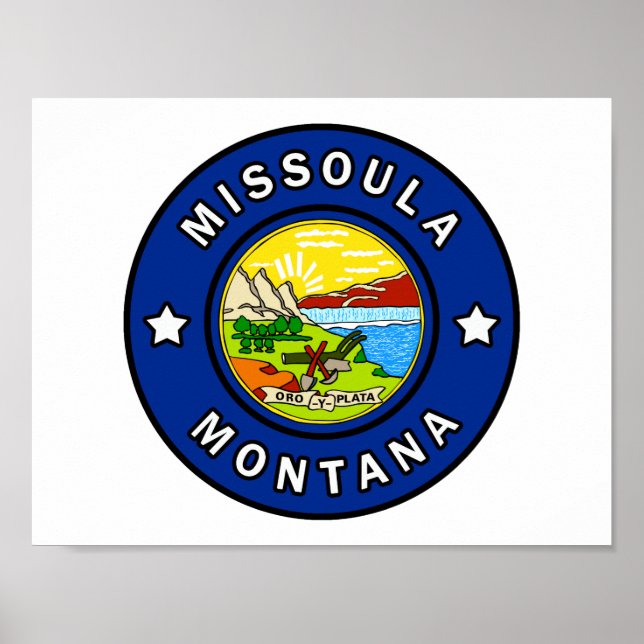 Missoula Montana Poster (Vorne)
