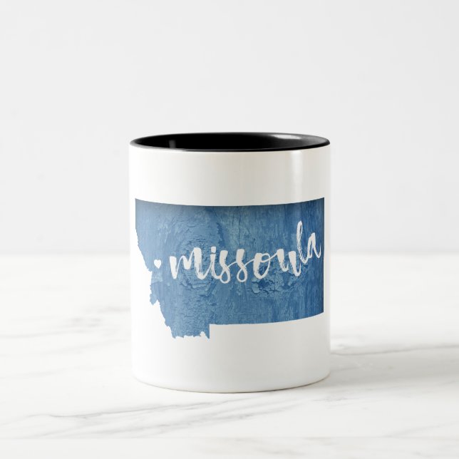 Missoula, Montana Zweifarbige Tasse (Mittel)