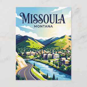 Missoula USA Postkarte