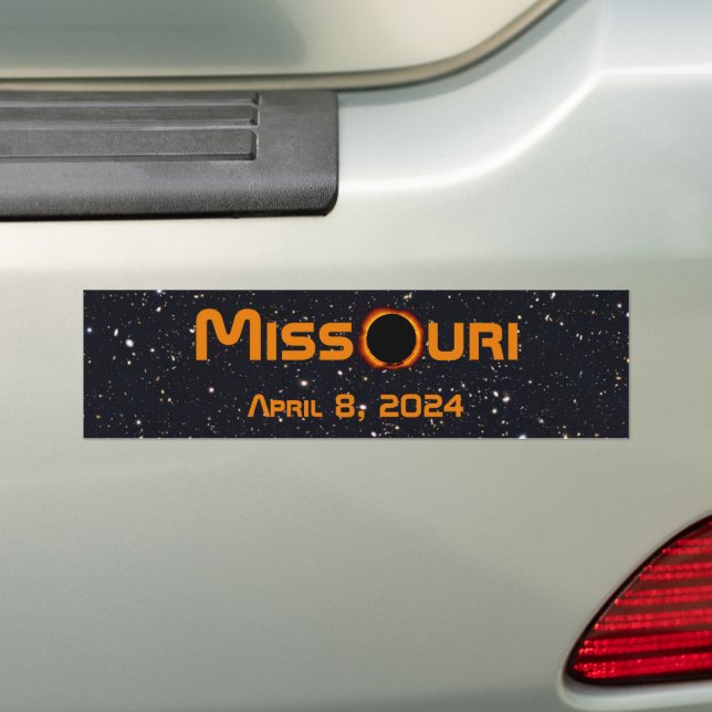 Missouri 2024 Gesamtsolarausstoß Autoaufkleber (Auf Auto)
